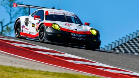 Porsche will mit dem 911 RSR in Texas aufs Podium
