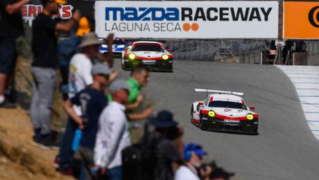 Porsche GT Team holt fünftes Podium in den USA