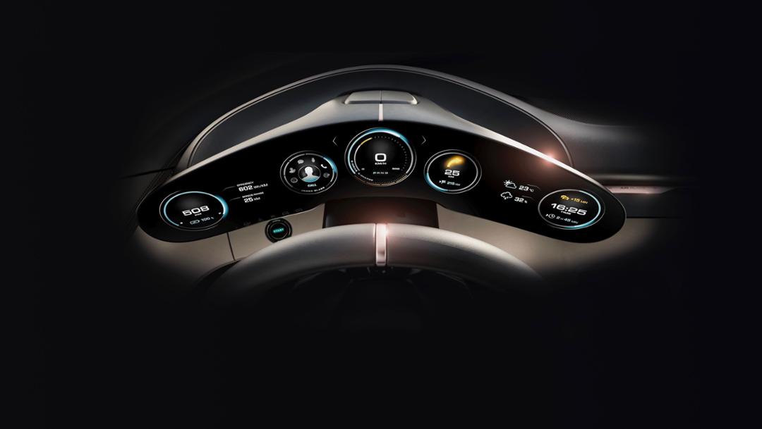 Cockpit Mission E, 2018, Porsche AG