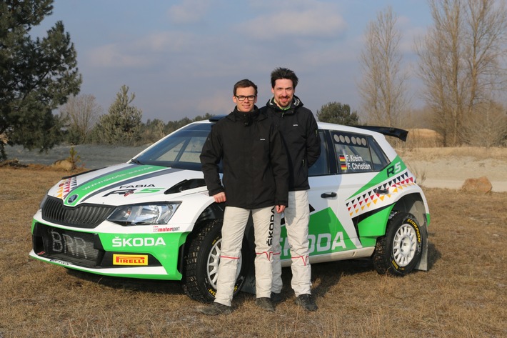SKODA Champions Kreim/Christian steigen in die FIA Rallye-Europameisterschaft (ERC) auf