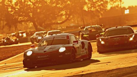 Sieg und Platz drei für Porsche in Sebring