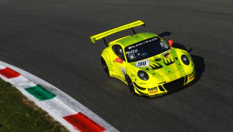 Schwieriger Saisonauftakt für Porsche 911 GT3 R in Monza